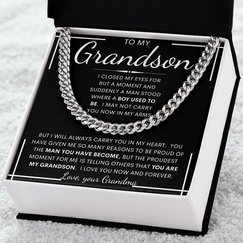 To My Grandson | Grandson Birthday Gift, Gift From Grandma