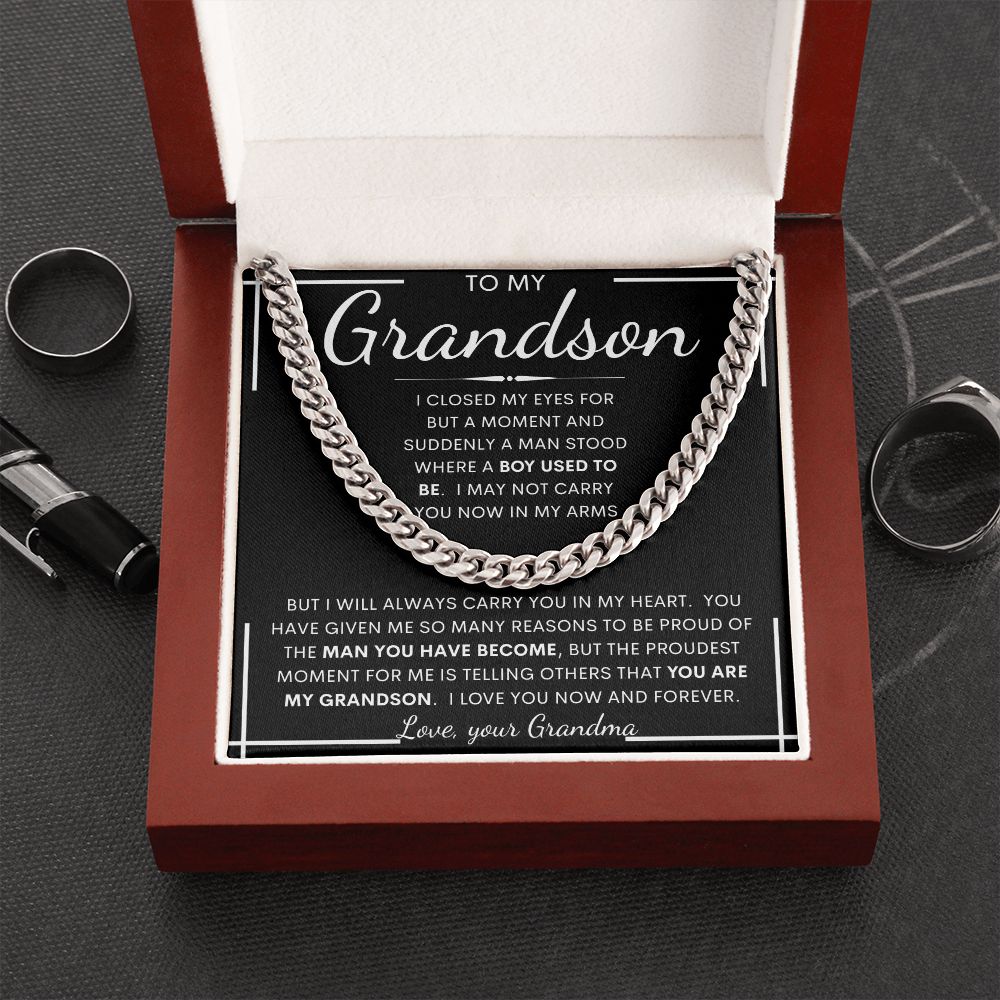 To My Grandson | Grandson Birthday Gift, Gift From Grandma