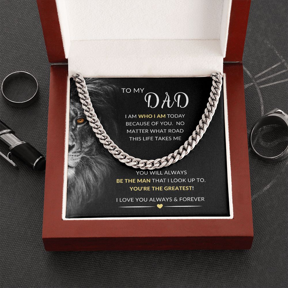 To My Dad | Cuban Link Chain | You're The Greatest