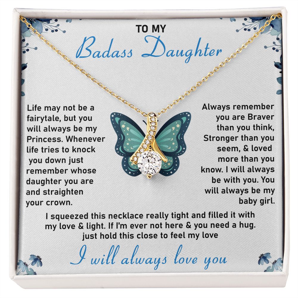 TO MY BADASS DAUGHTER | Daughter Birthday, Gift From Dad, Gift from Mom