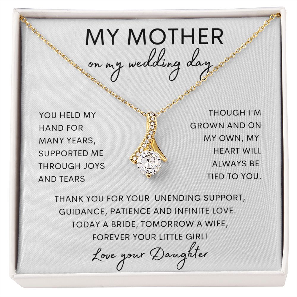 MY MOTHER | Alluring Beauty necklace | Mom Birthday Gift, Gift From Daughter, Mother Daughter Gift, Necklace For Mom, Mom Gift From Son