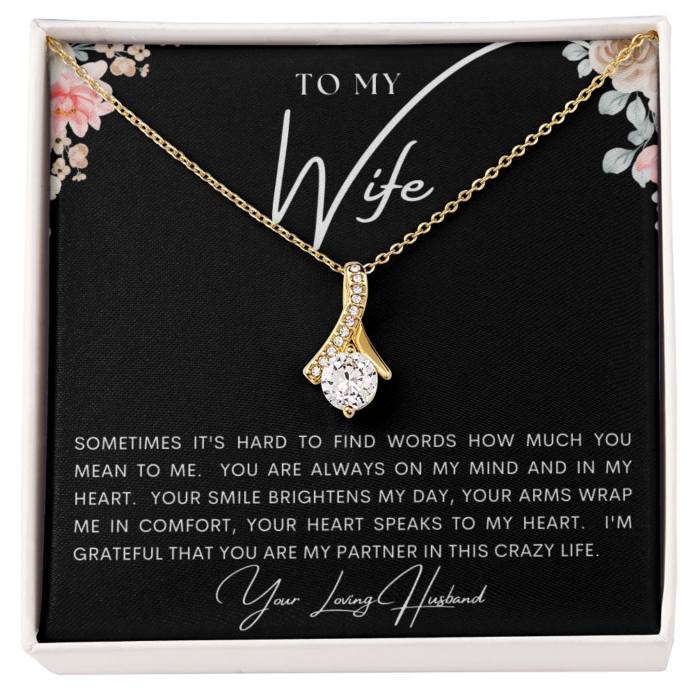 TO MY WIFE | Alluring Beauty necklace | PARTNER IN LIFE