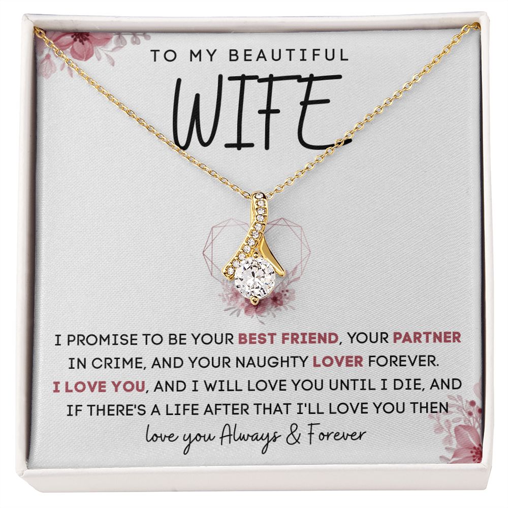 TO MY BEAUTIFUL WIFE |  Alluring Beauty necklace | BEST FRIEND PARTNER