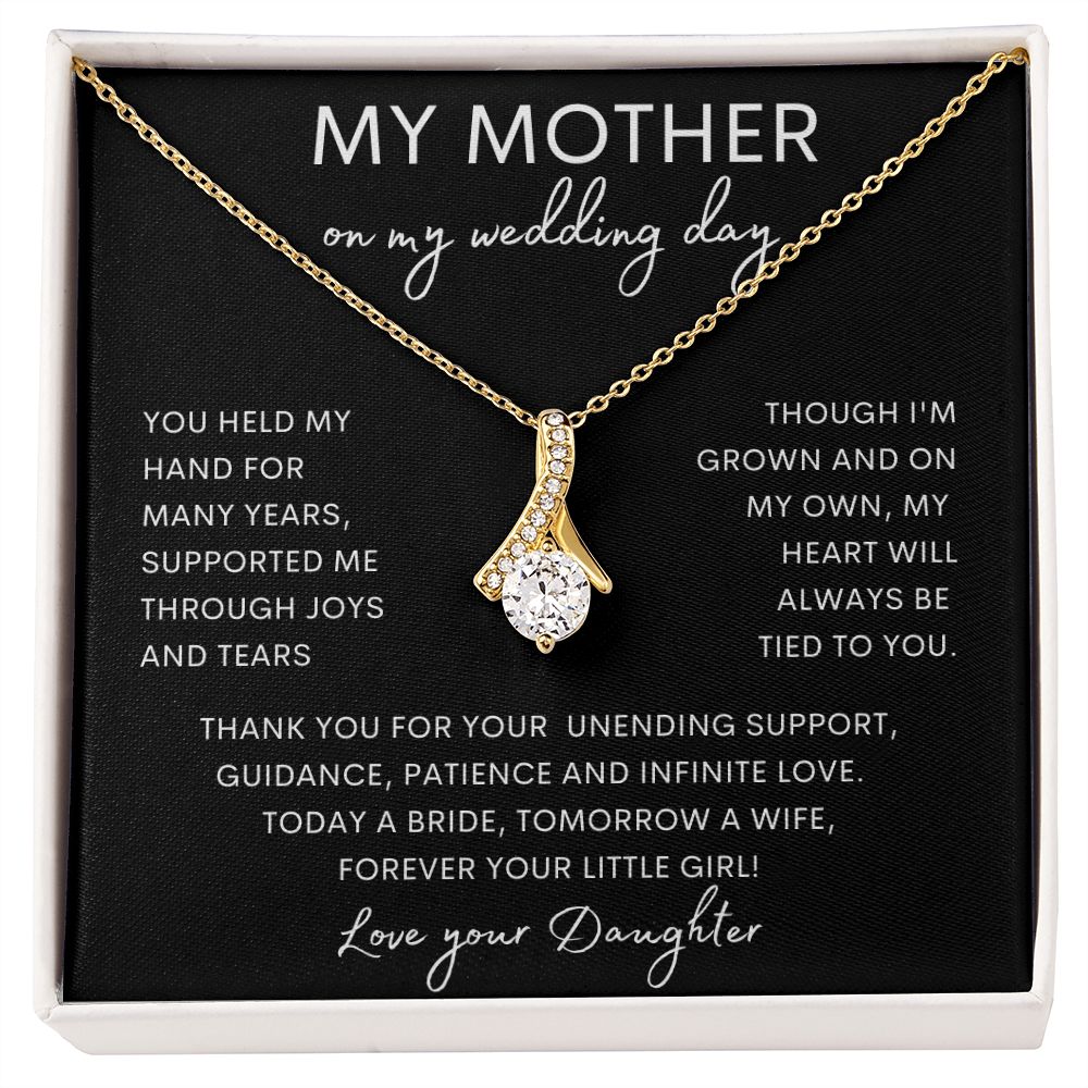 MY MOTHER | Alluring Beauty necklace | Mom Birthday Gift, Gift From Daughter, Mother Daughter Gift, Necklace For Mom, Mom Gift From Son