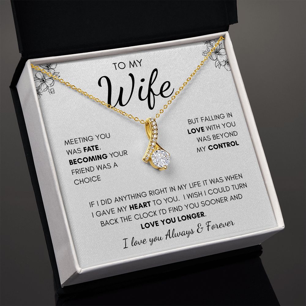 To My Wife | Alluring Beauty Necklace