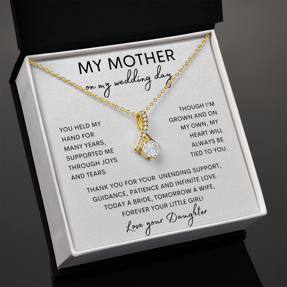 MY MOTHER | Alluring Beauty necklace | Mom Birthday Gift, Gift From Daughter, Mother Daughter Gift, Necklace For Mom, Mom Gift From Son