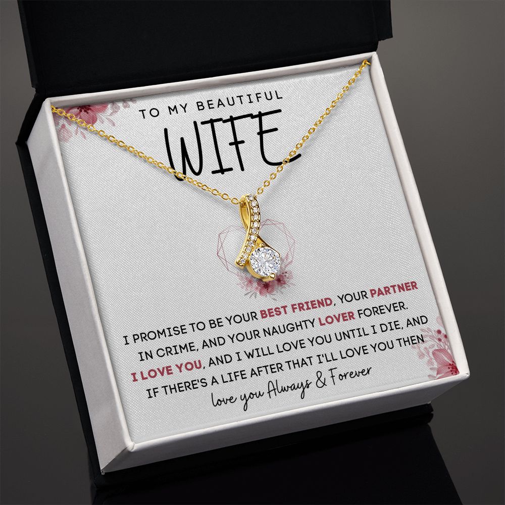 TO MY BEAUTIFUL WIFE |  Alluring Beauty necklace | BEST FRIEND PARTNER