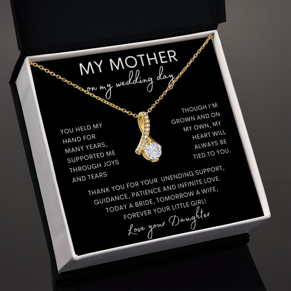 MY MOTHER | Alluring Beauty necklace | Mom Birthday Gift, Gift From Daughter, Mother Daughter Gift, Necklace For Mom, Mom Gift From Son