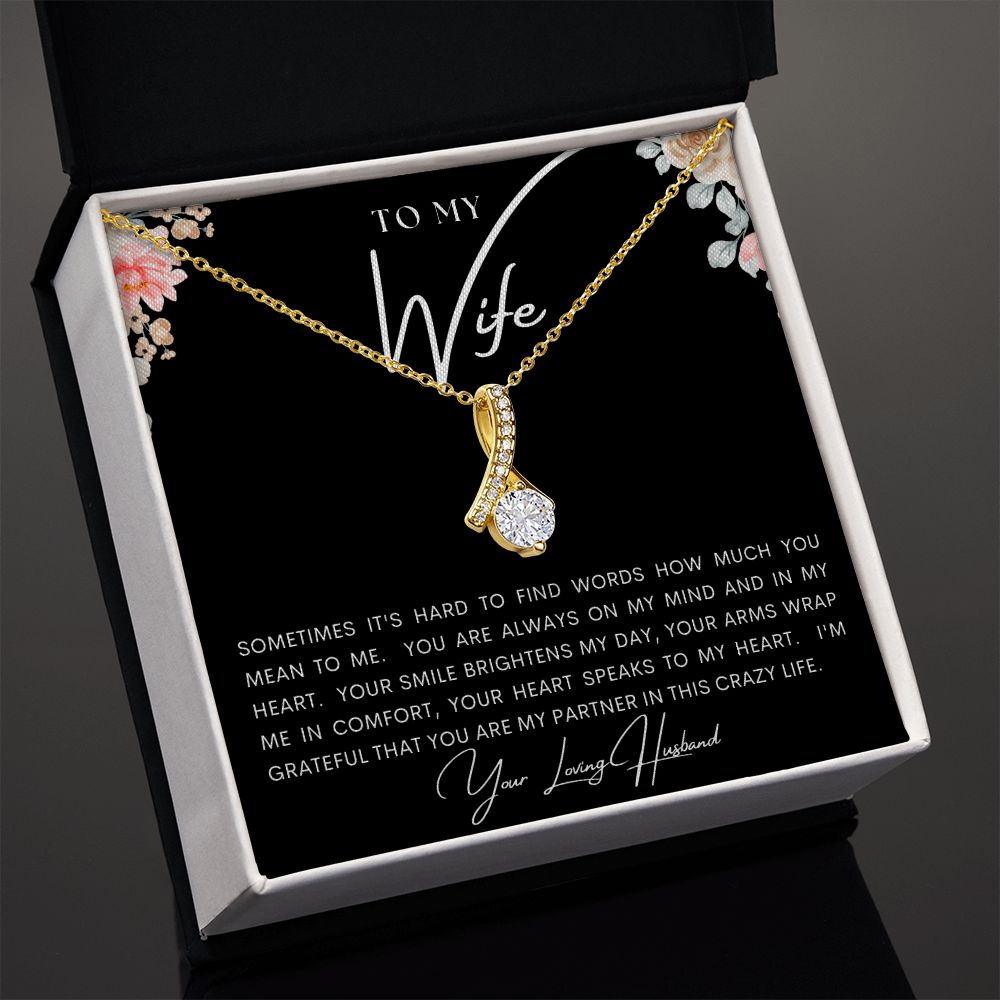 TO MY WIFE | Alluring Beauty necklace | PARTNER IN LIFE