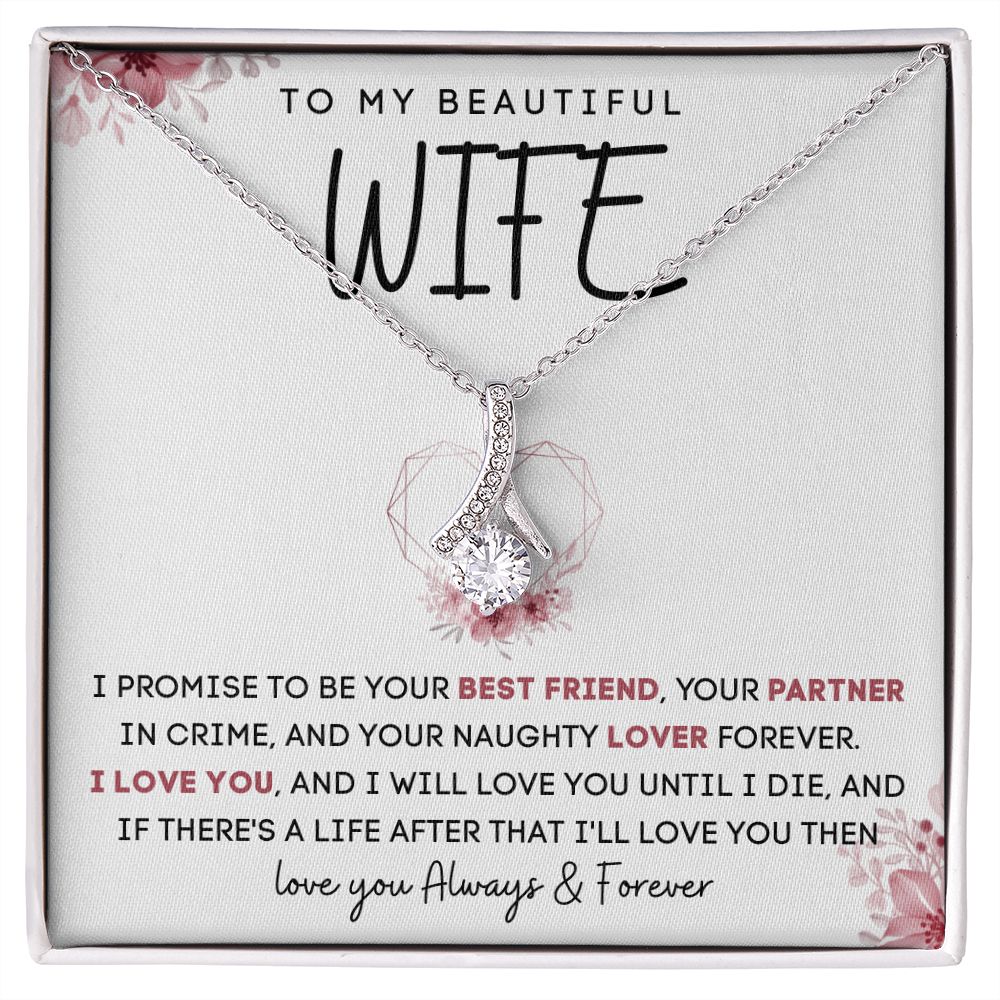 TO MY BEAUTIFUL WIFE |  Alluring Beauty necklace | BEST FRIEND PARTNER