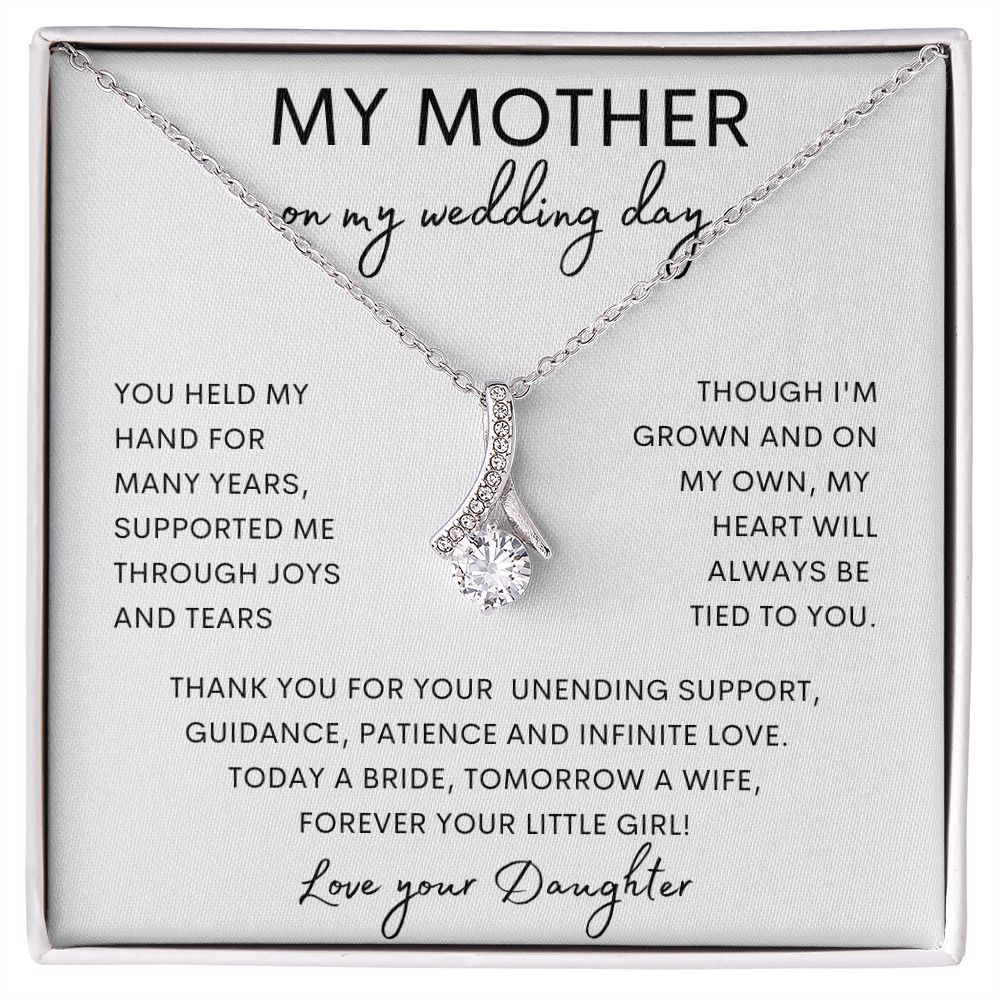 MY MOTHER | Alluring Beauty necklace | Mom Birthday Gift, Gift From Daughter, Mother Daughter Gift, Necklace For Mom, Mom Gift From Son