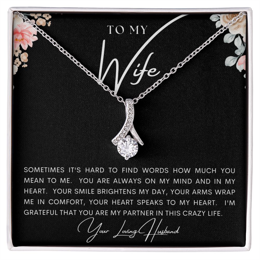 TO MY WIFE | Alluring Beauty necklace | PARTNER IN LIFE