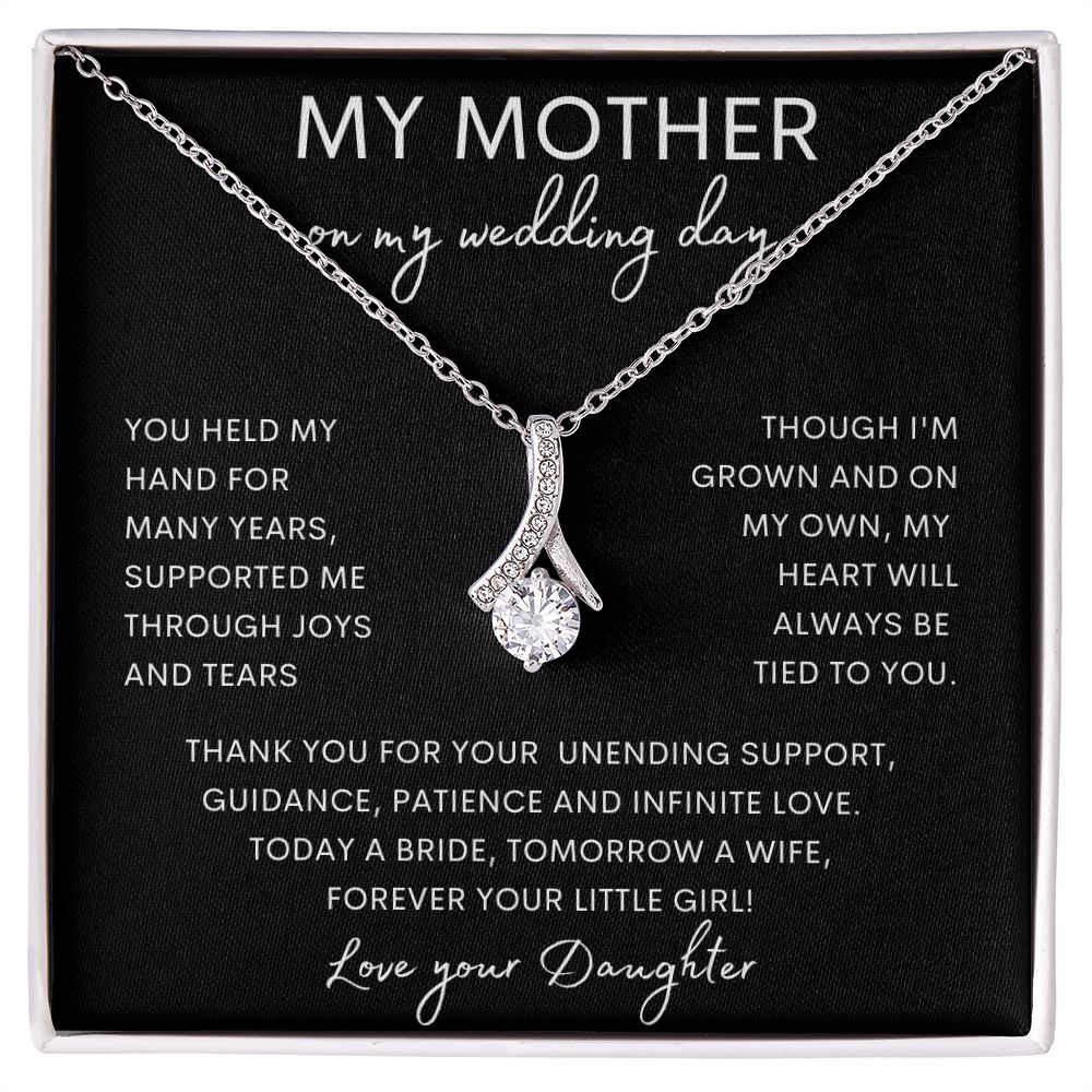 MY MOTHER | Alluring Beauty necklace | Mom Birthday Gift, Gift From Daughter, Mother Daughter Gift, Necklace For Mom, Mom Gift From Son