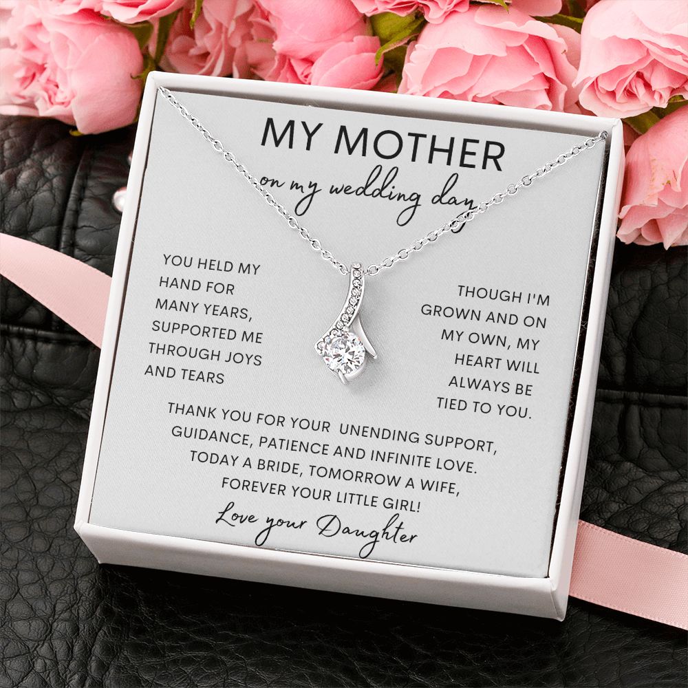MY MOTHER | Alluring Beauty necklace | Mom Birthday Gift, Gift From Daughter, Mother Daughter Gift, Necklace For Mom, Mom Gift From Son