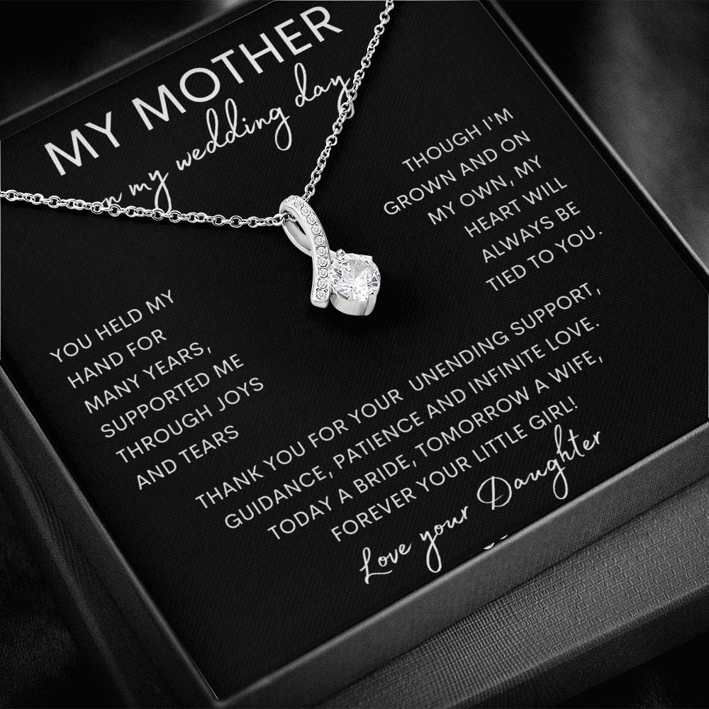 MY MOTHER | Alluring Beauty necklace | Mom Birthday Gift, Gift From Daughter, Mother Daughter Gift, Necklace For Mom, Mom Gift From Son