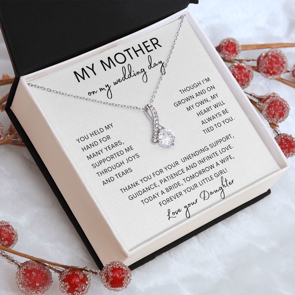 MY MOTHER | Alluring Beauty necklace | Mom Birthday Gift, Gift From Daughter, Mother Daughter Gift, Necklace For Mom, Mom Gift From Son