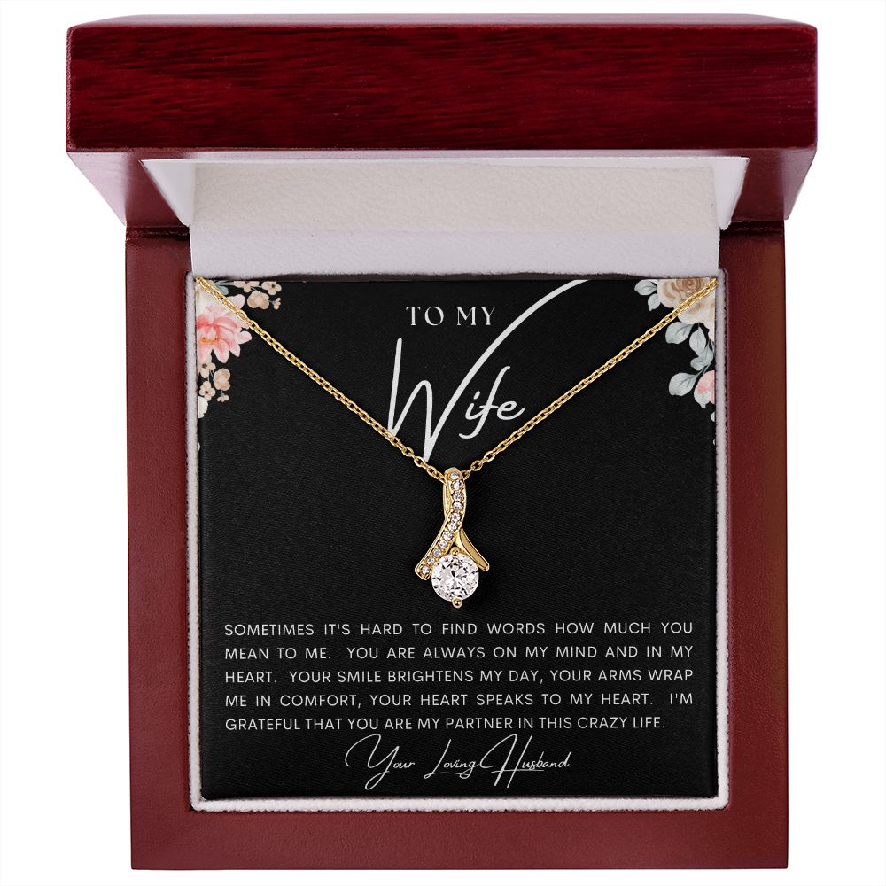 TO MY WIFE | Alluring Beauty necklace | PARTNER IN LIFE