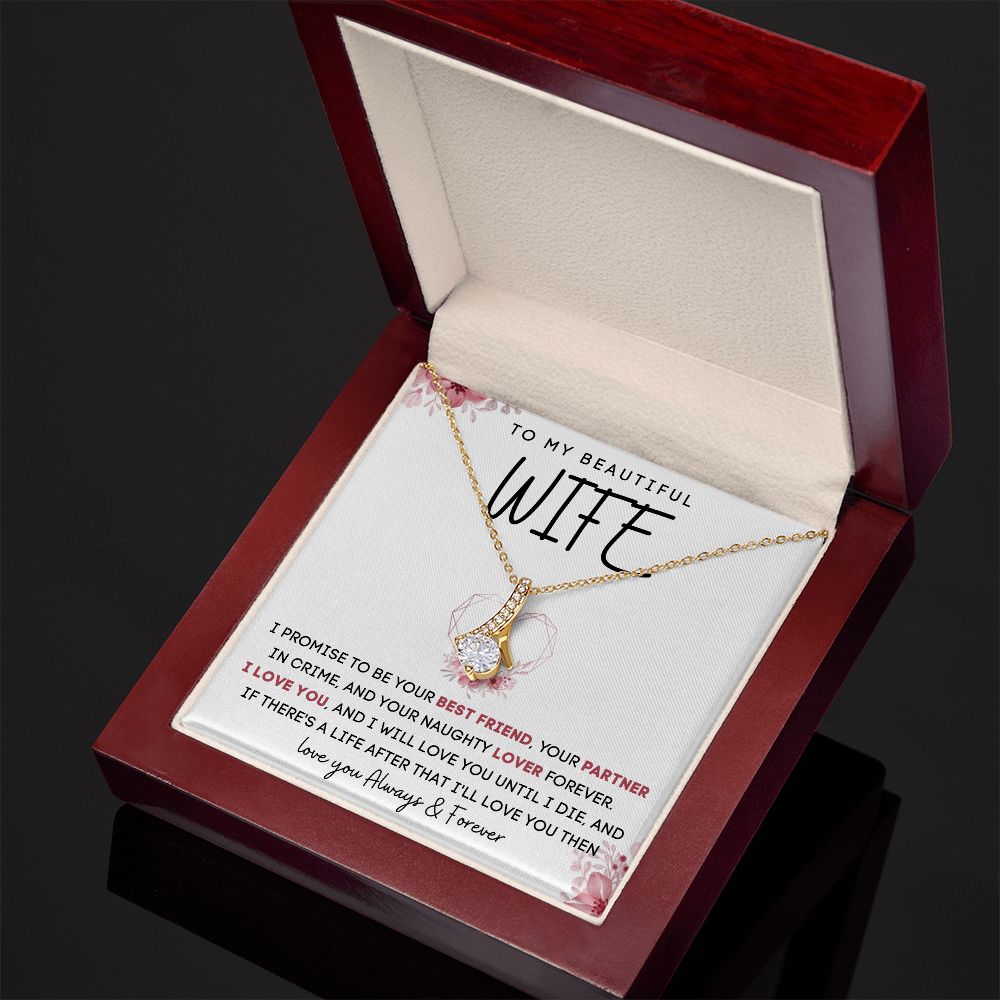 TO MY BEAUTIFUL WIFE |  Alluring Beauty necklace | BEST FRIEND PARTNER
