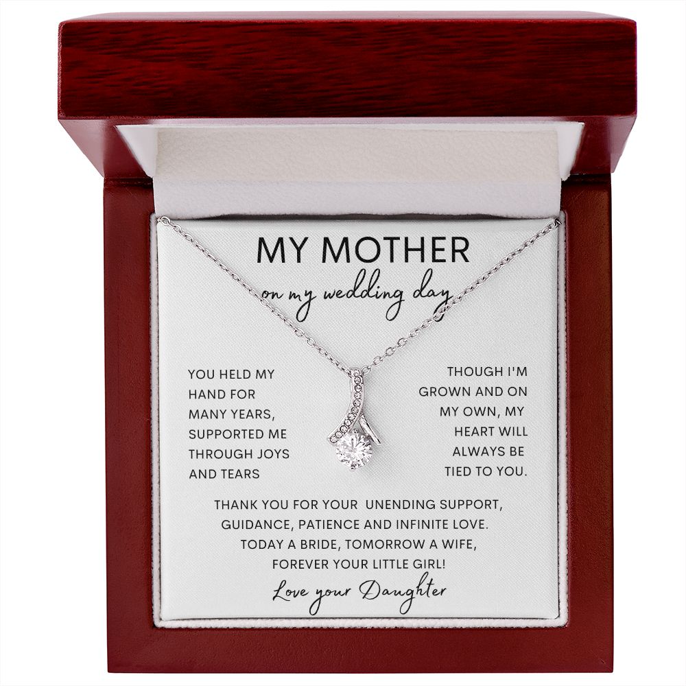 MY MOTHER | Alluring Beauty necklace | Mom Birthday Gift, Gift From Daughter, Mother Daughter Gift, Necklace For Mom, Mom Gift From Son