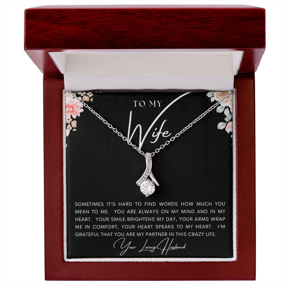 TO MY WIFE | Alluring Beauty necklace | PARTNER IN LIFE