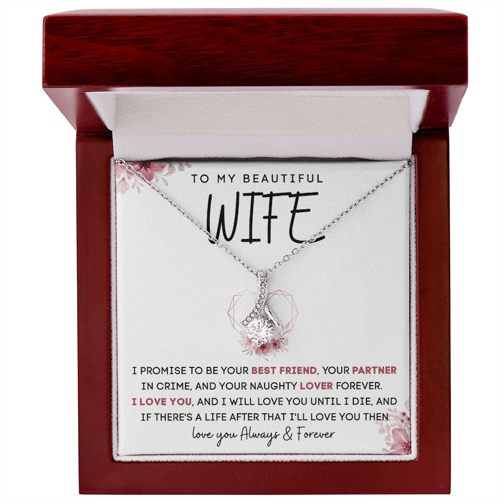 TO MY BEAUTIFUL WIFE |  Alluring Beauty necklace | BEST FRIEND PARTNER