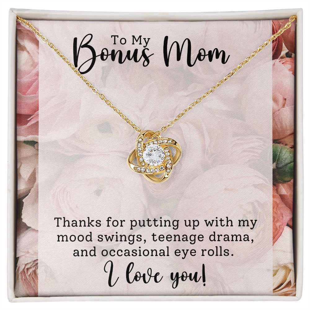 To My Bonus Mom | Love Knot Necklace