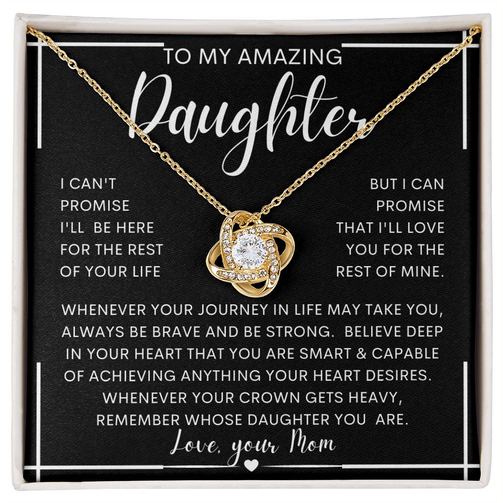To My Amazing Daughter from Mom | Gift For Daughter, Daughter Necklace, Birthday Gift, To My Daughter Gift