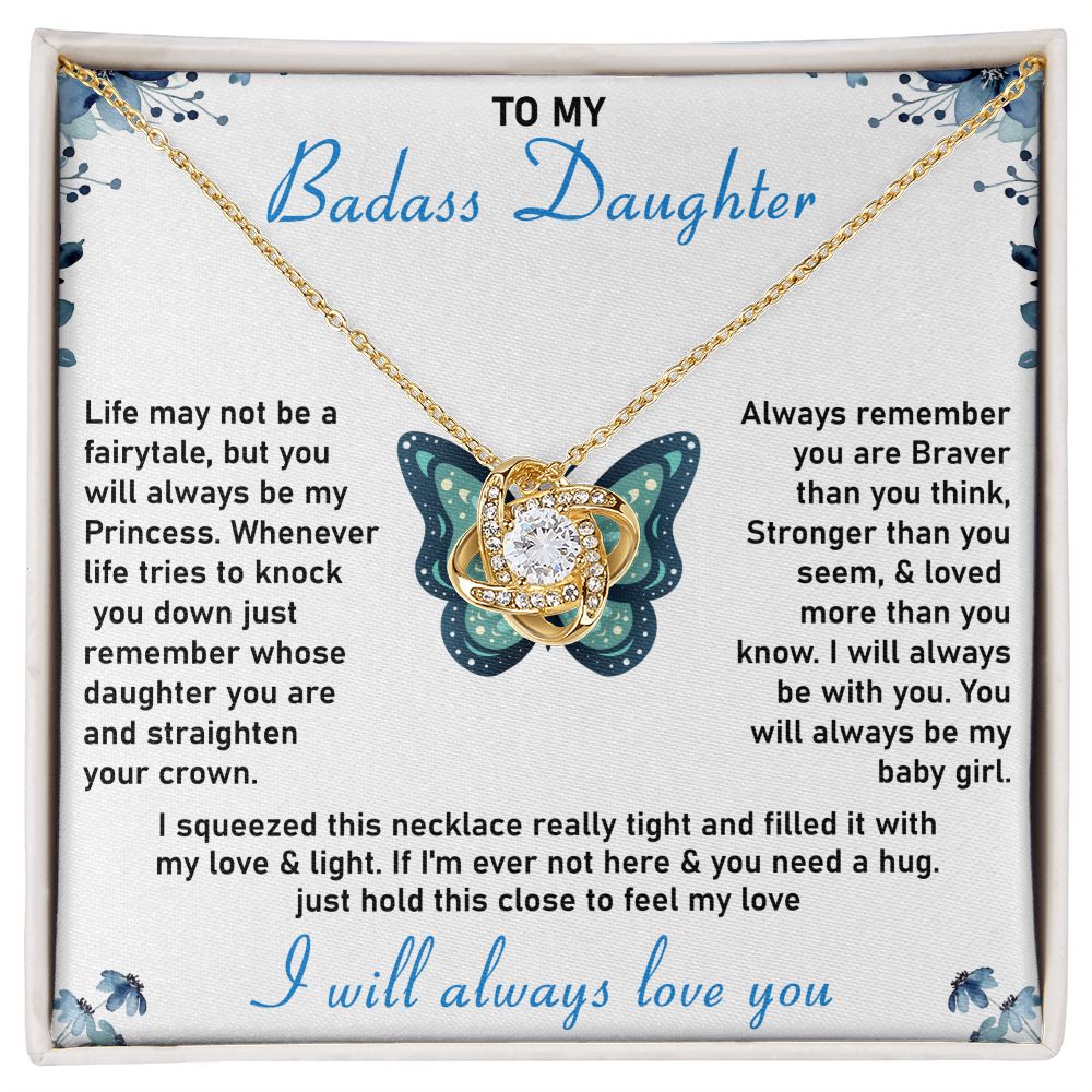 TO MY BADASS DAUGHTER | Daughter Birthday, Gift From Dad, Dad To Daughter Gift, Daughter Father Gift