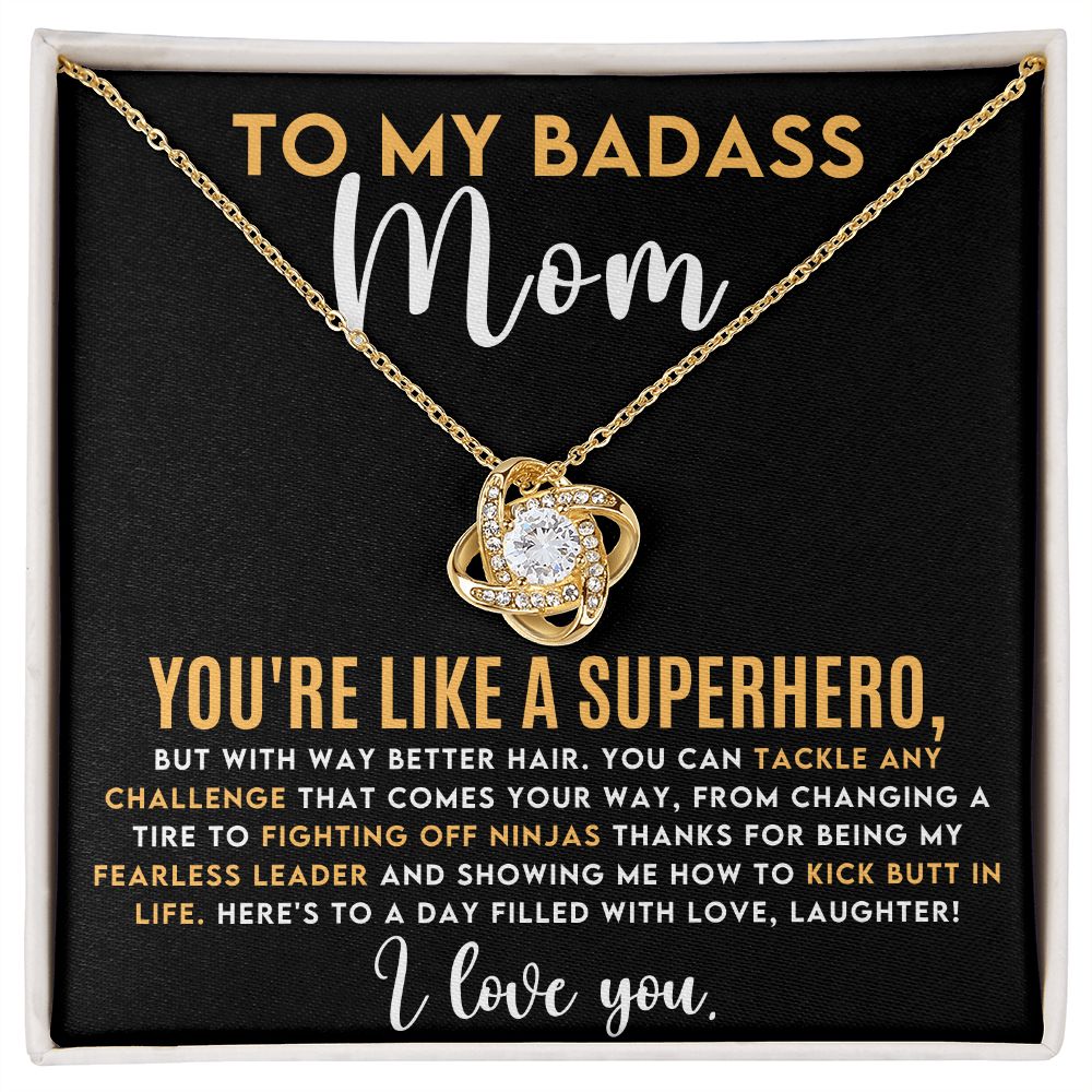 To My Badass Mom | Love Knot Necklace