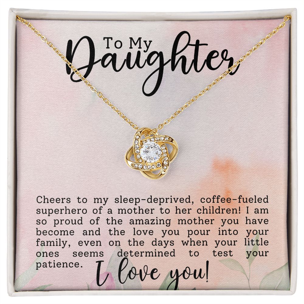 To My Daughter | Love Knot Necklace