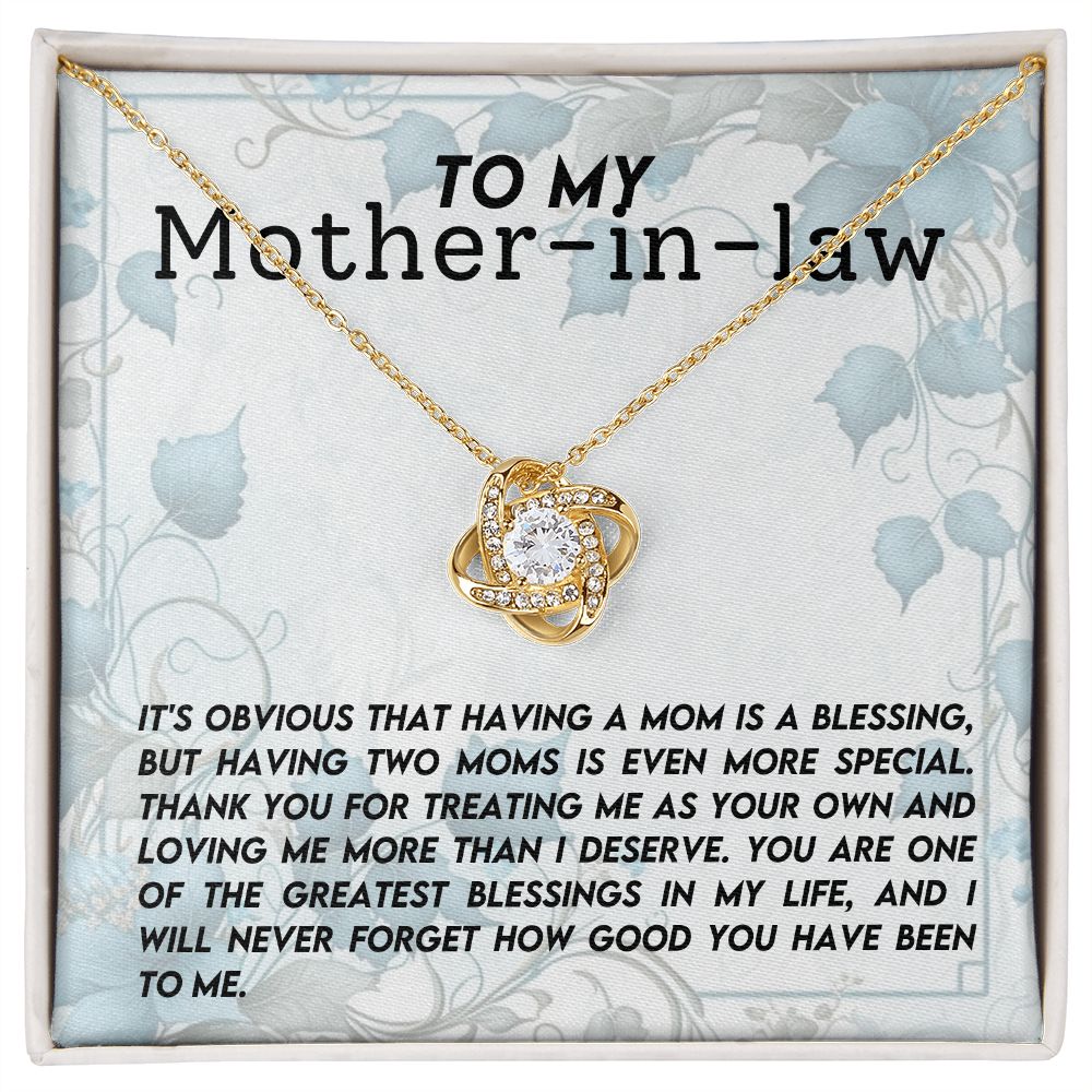 To My Mother-in-Law | Love Knot Necklace