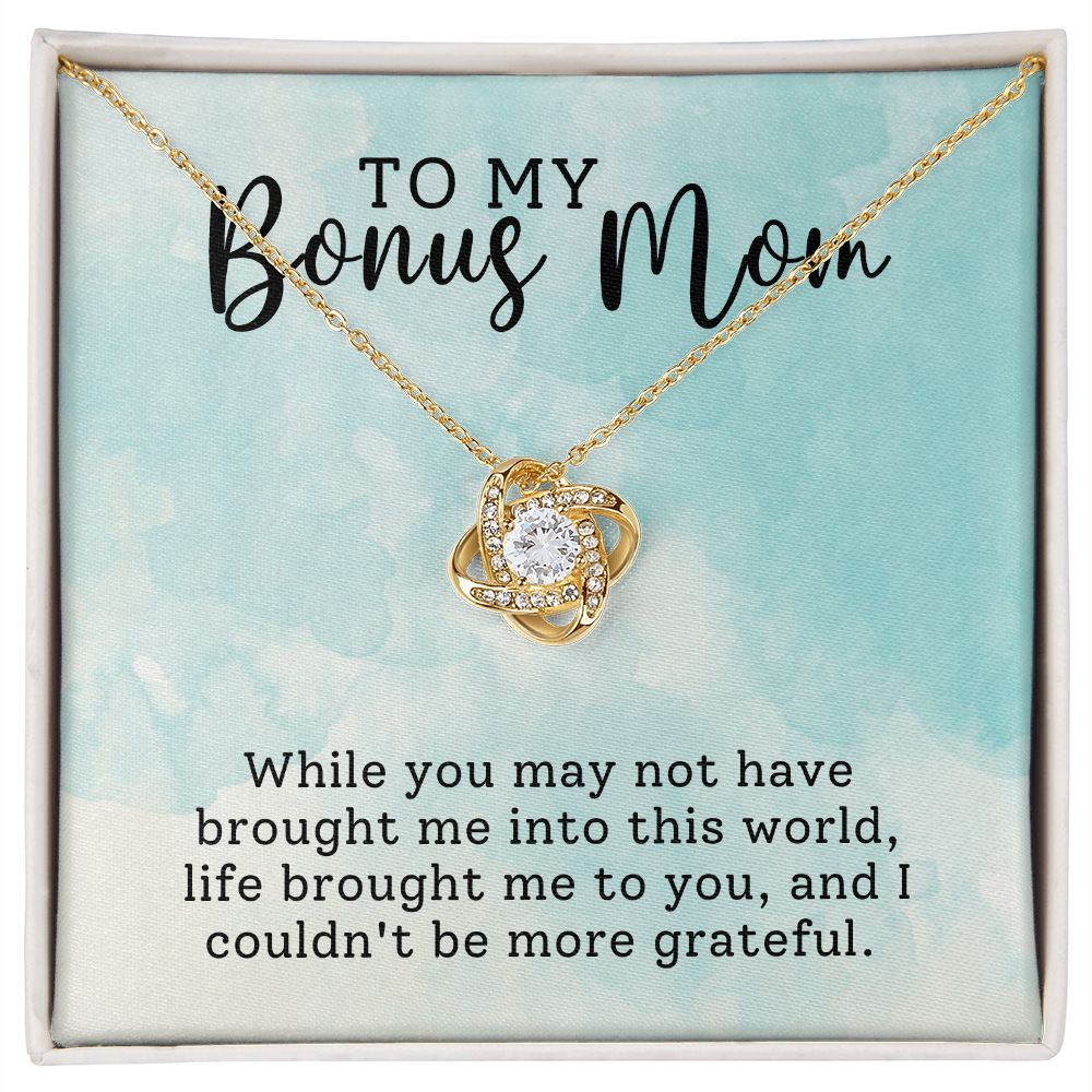To My Bonus Mom | Love Knot Necklace