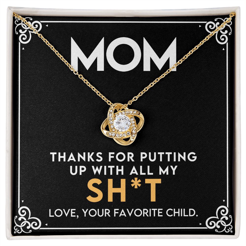 To My Mom | Love Knot Necklace