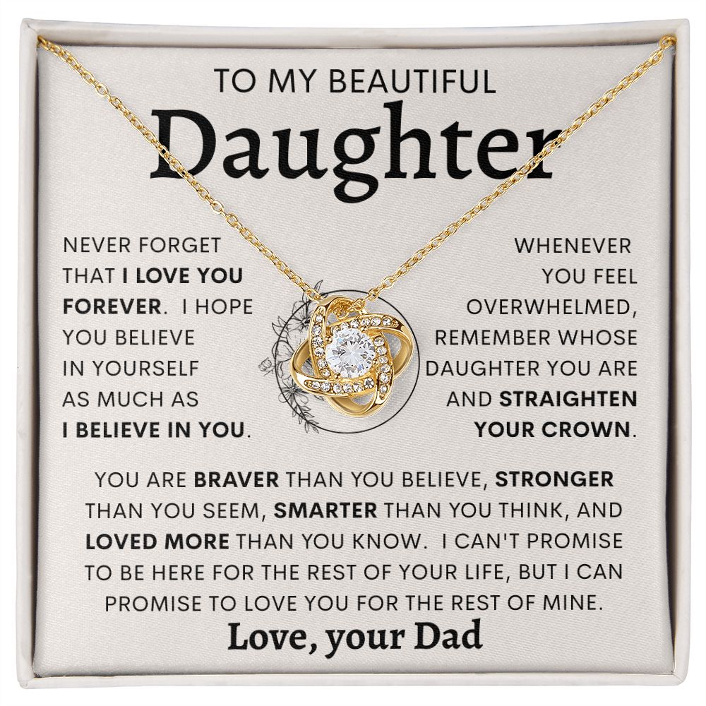 TO MY BEAUTIFUL DAUGHTER | Gift For Daughter, Birthday Gift, To My Daughter Gift, Daughter Birthday