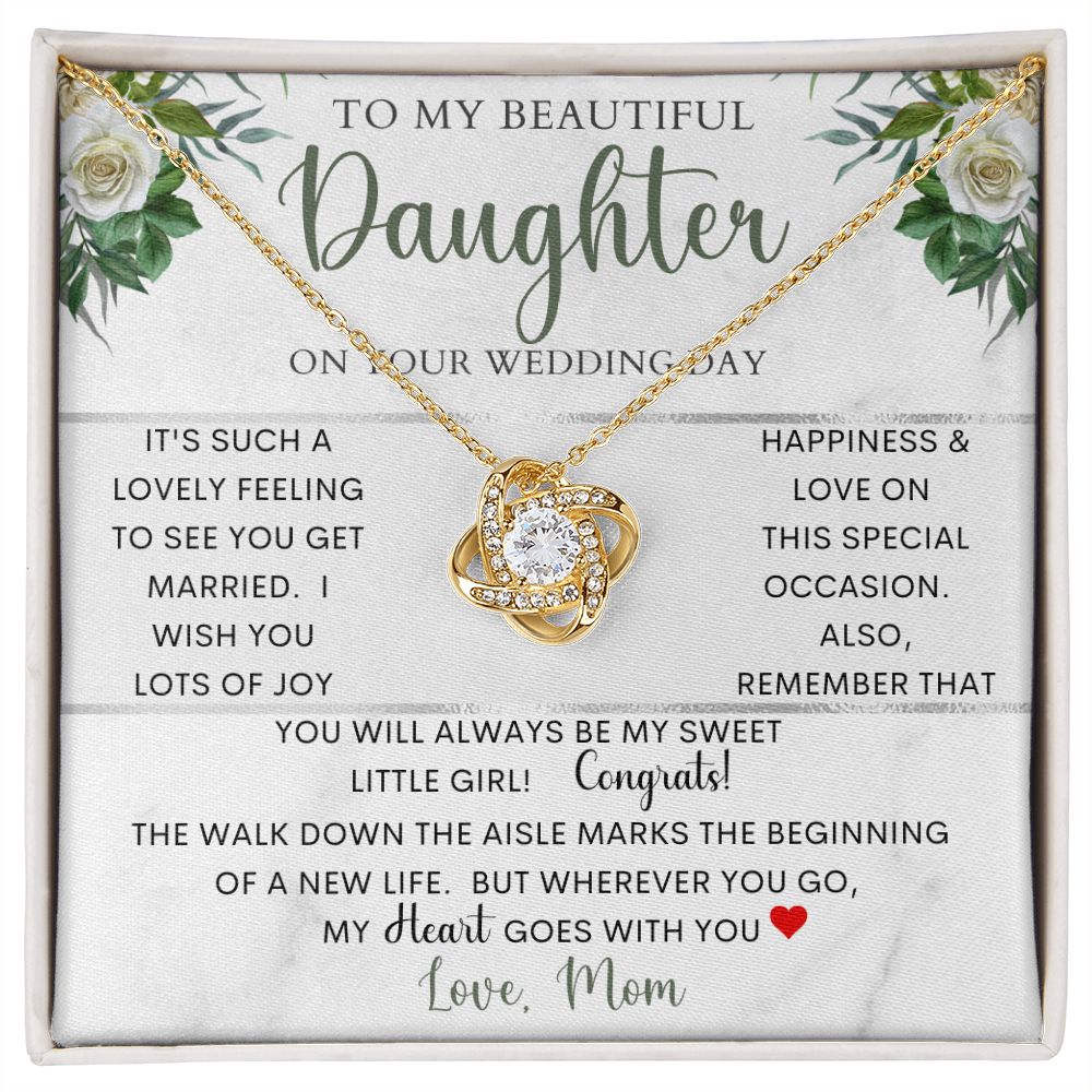 To My Daughter | Love Knot Necklace