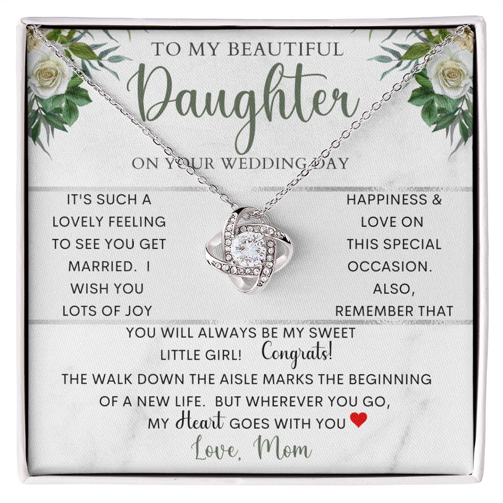 To My Daughter | Love Knot Necklace