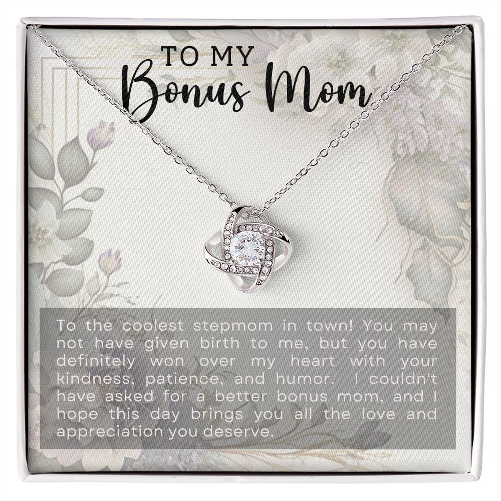 To My Bonus Mom | Love Knot Necklace