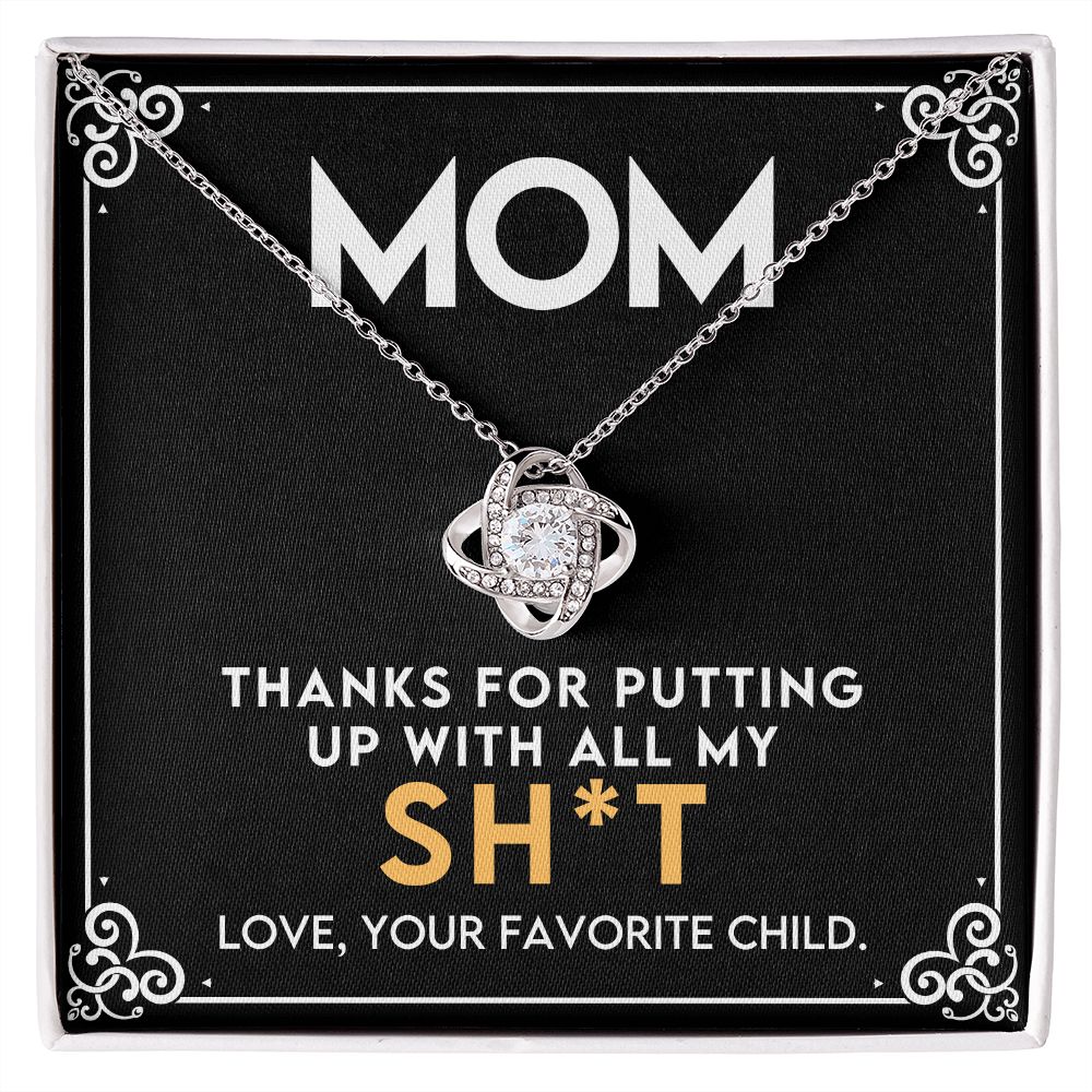 To My Mom | Love Knot Necklace