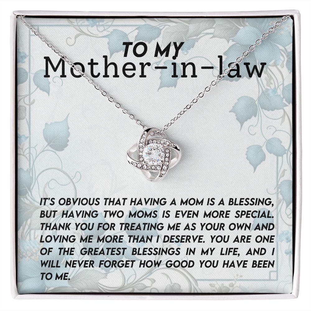 To My Mother-in-Law | Love Knot Necklace