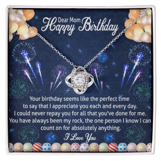 Dear Mom Happy Birthday | Mom Birthday Gift, Gift From Daughter, Gift From Son