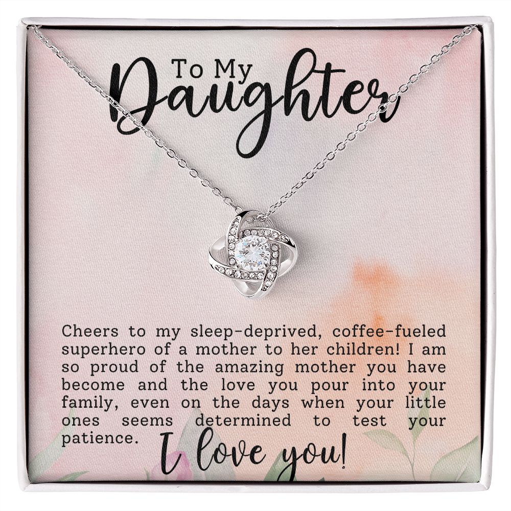 To My Daughter | Love Knot Necklace