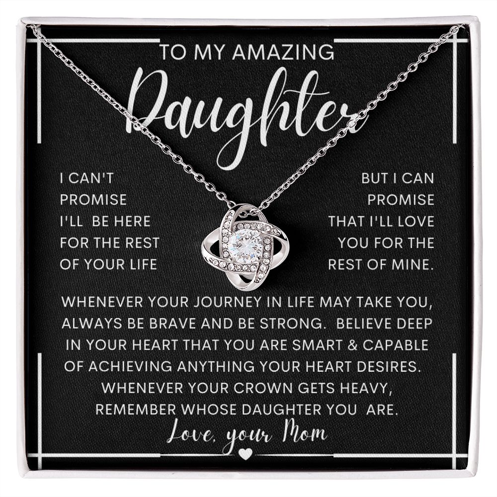 To My Amazing Daughter from Mom | Gift For Daughter, Daughter Necklace, Birthday Gift, To My Daughter Gift