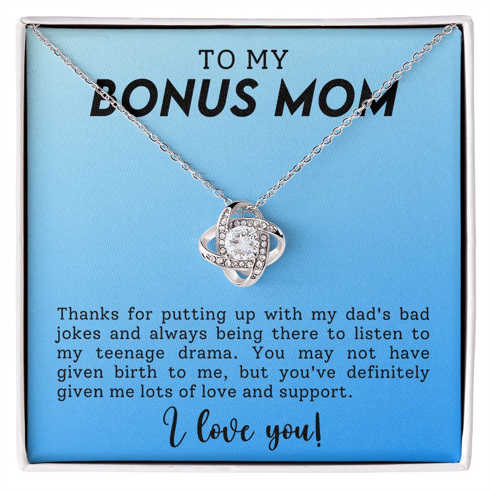 To My Bonus Mom | Love Knot Necklace