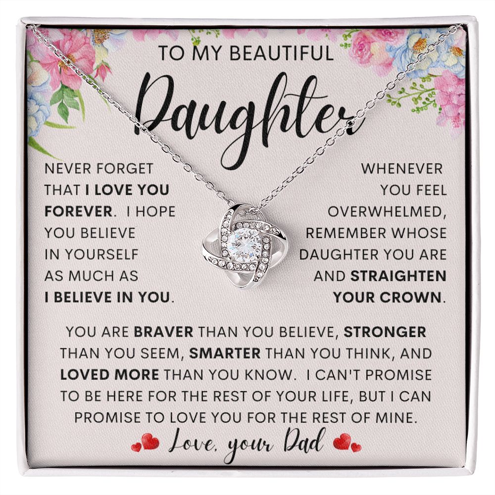 TO MY BEAUTIFUL DAUGHTER from Dad | Daughter Birthday, Gift From Dad, Dad To Daughter Gift, Christmas gift