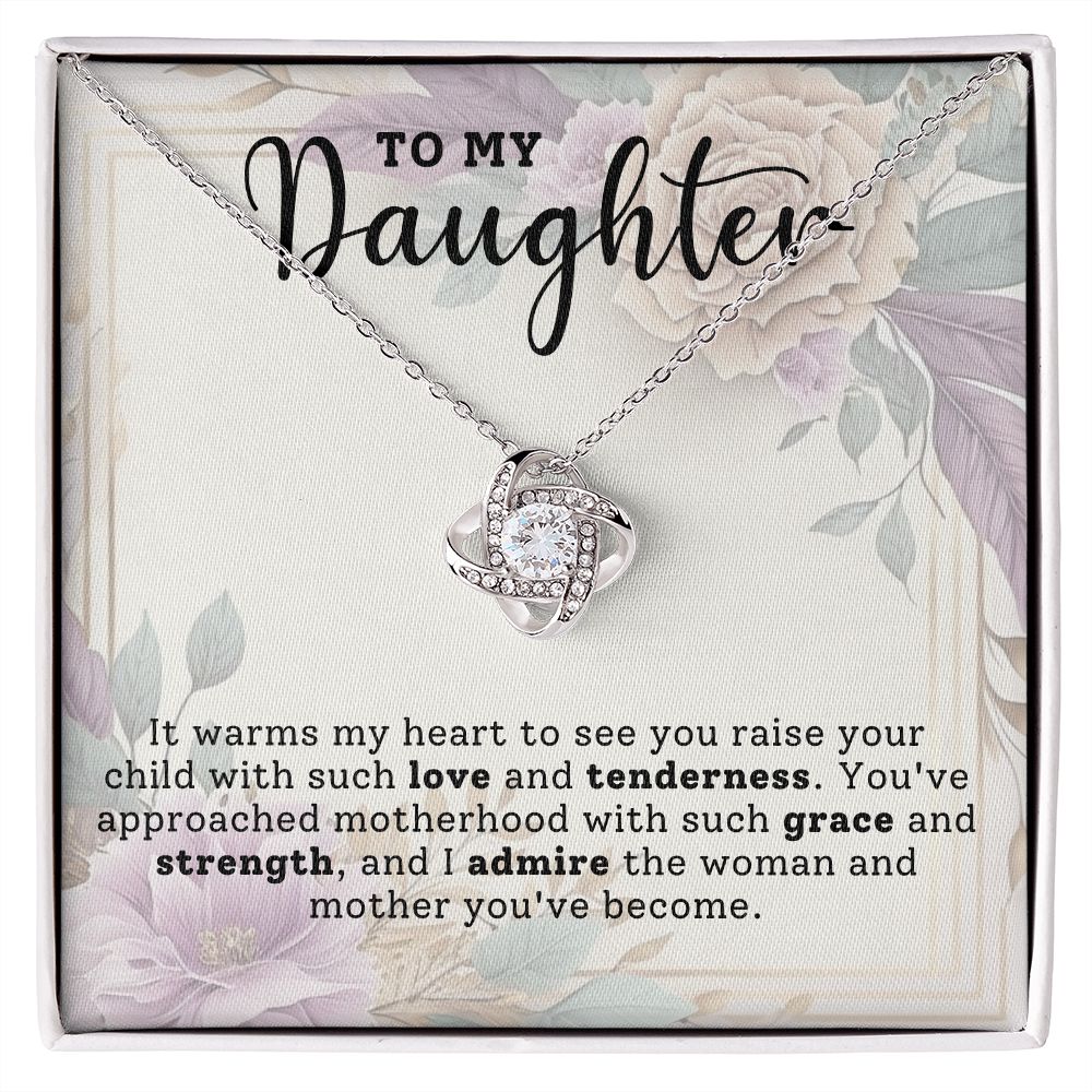 To My Daughter | Love Knot Necklace