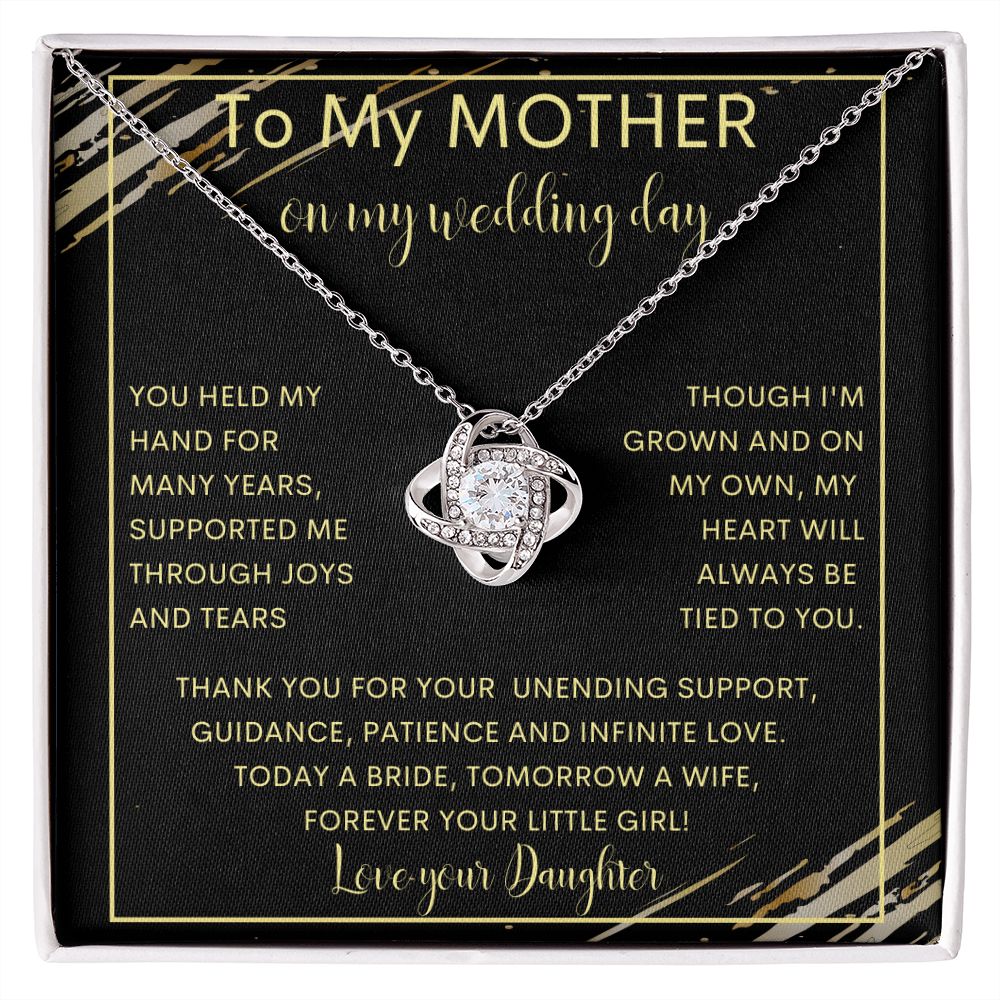 To My Mother | Love Knot Necklace