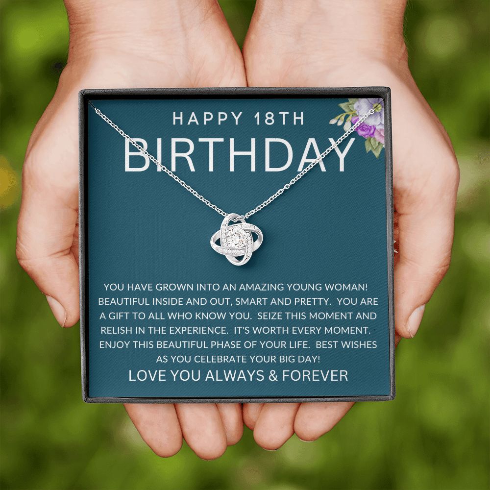 Happy 18th Birthday | Love Knot Necklace