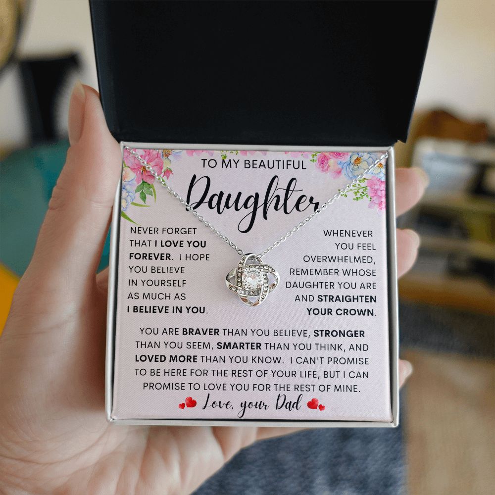 TO MY BEAUTIFUL DAUGHTER from Dad | Daughter Birthday, Gift From Dad, Dad To Daughter Gift, Christmas gift