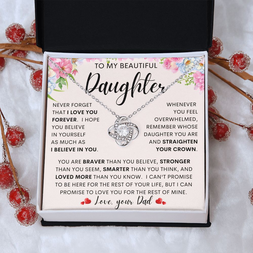 TO MY BEAUTIFUL DAUGHTER from Dad | Daughter Birthday, Gift From Dad, Dad To Daughter Gift, Christmas gift