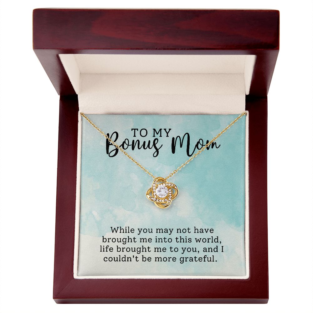 To My Bonus Mom | Love Knot Necklace